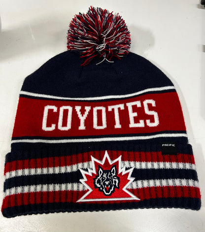 Coyotes Pom Pom Toque